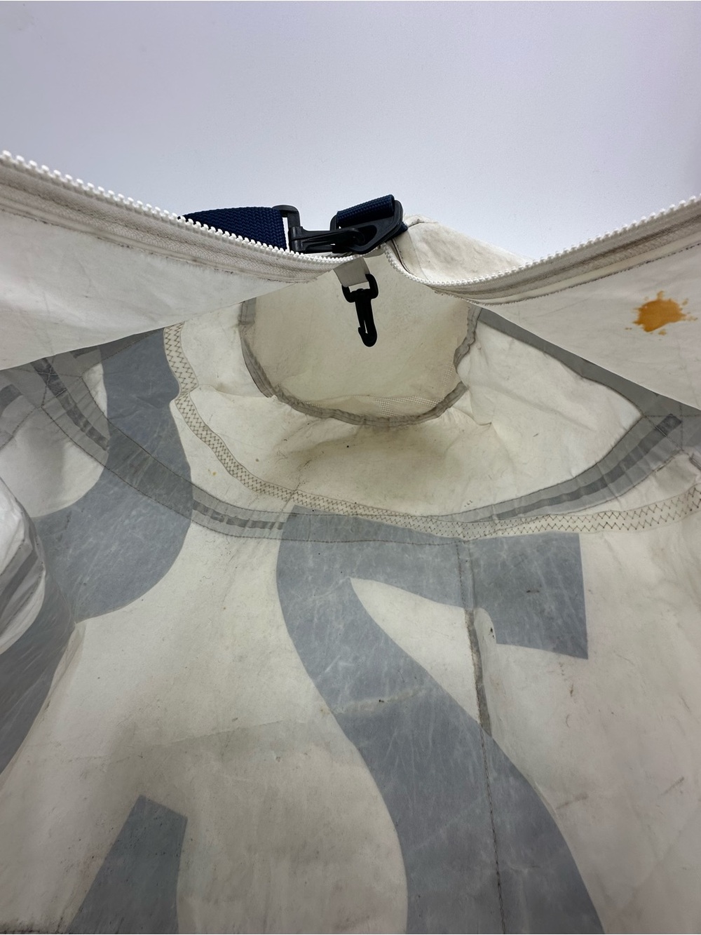 Navy & White Sailcloth Duffel Bag - Picture 13 of 16